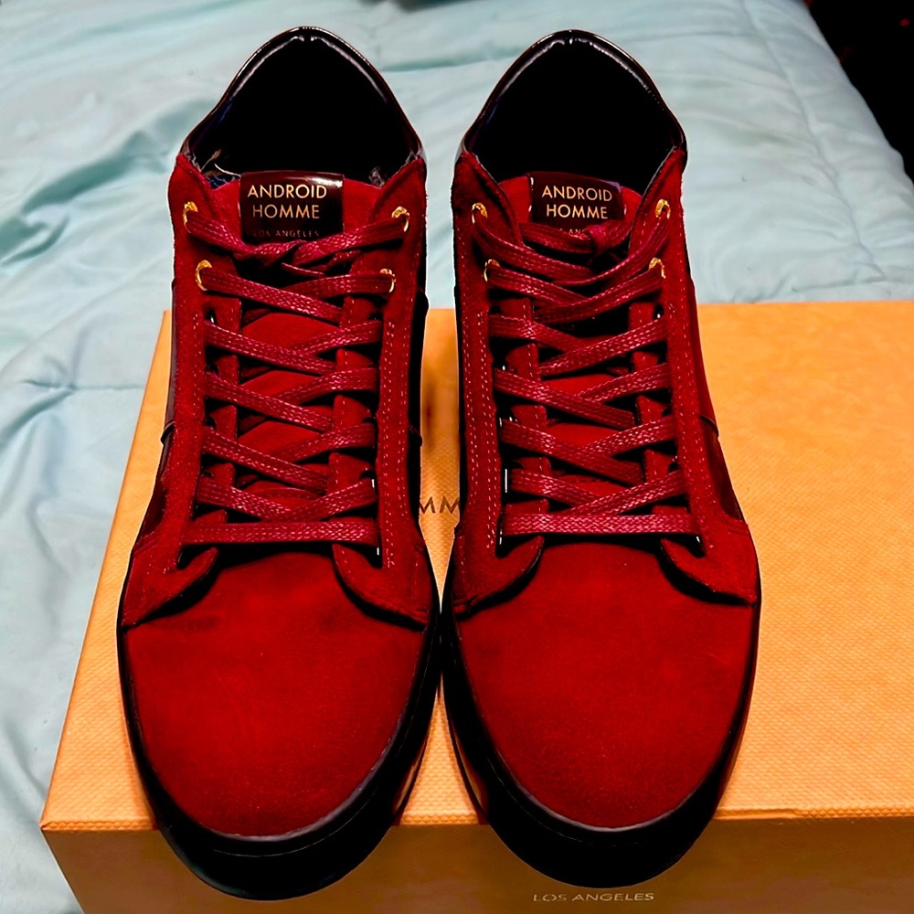 Android Homme Propulsion Mid
Red Camo Suede 
Size 9UK 43Euro 10USA